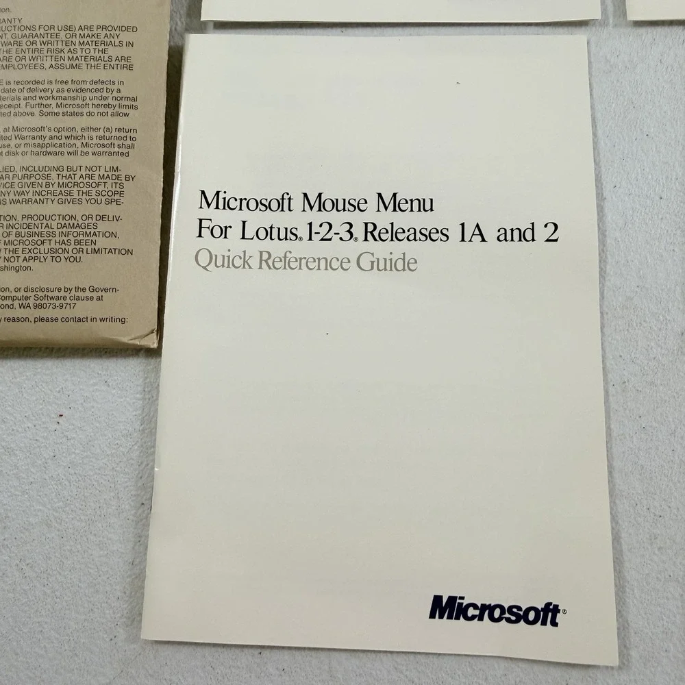 Vintage Microsoft Mouse‎ & Paintbrush 3.5